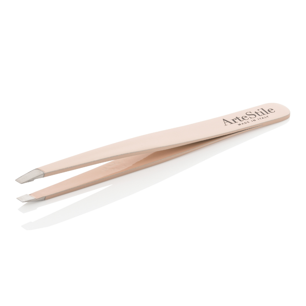 Slant Tip Tweezers in Sand