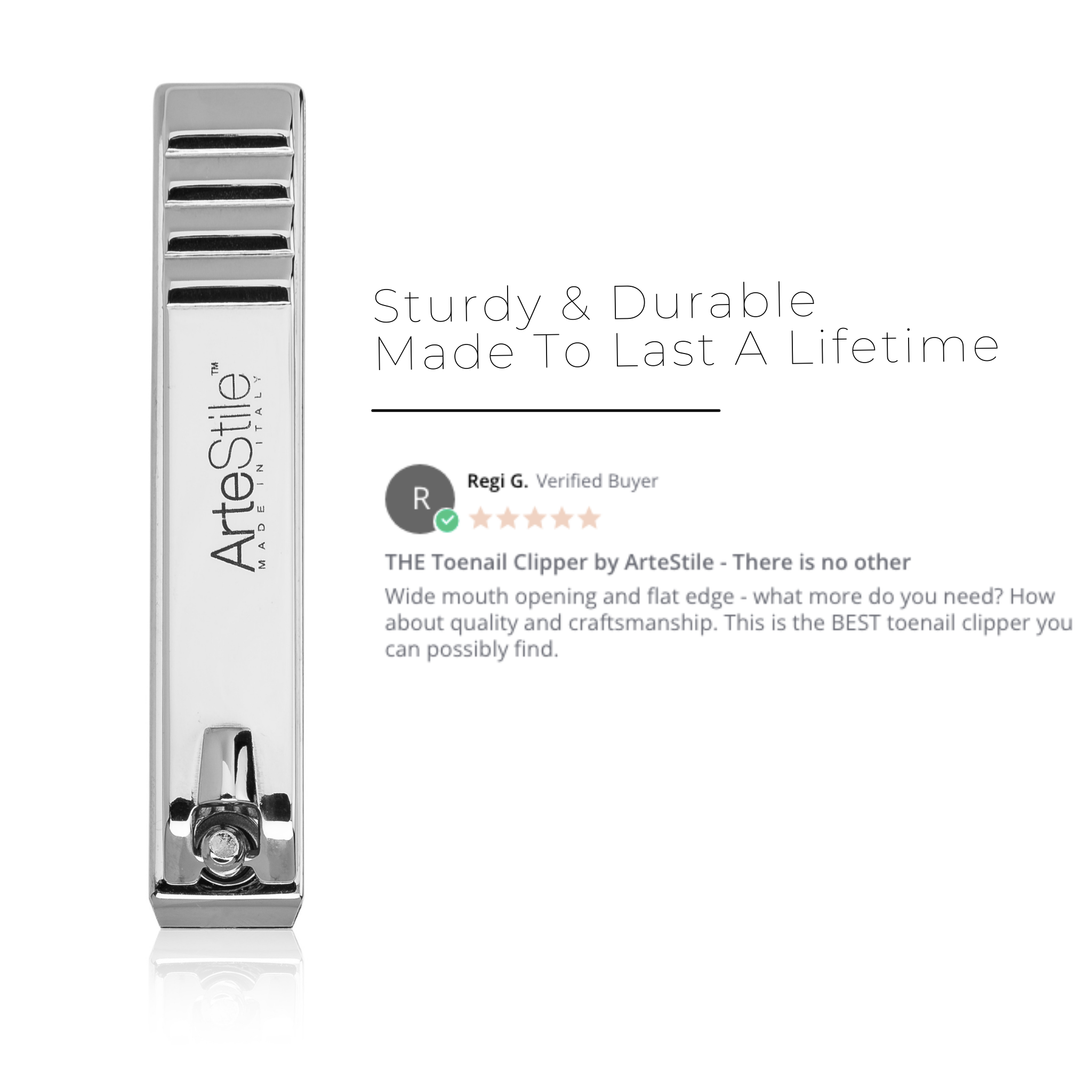 Buy Majestique Curved Wide Nail Clipper Stainless Steel Fingernail Clippers  For Men and Women 1's Online at Best Price - Nail Care