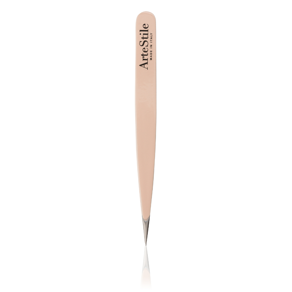 The Point Tip Tweezers in Sand - ArtStile Beauty