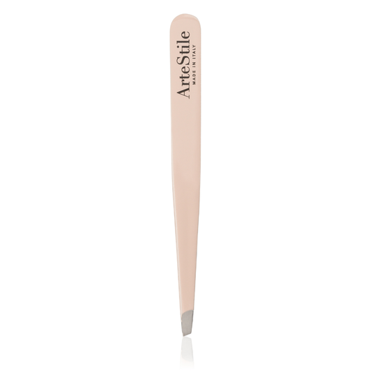 The Slant Tip Tweezers in Sand - ArteStile Beauty